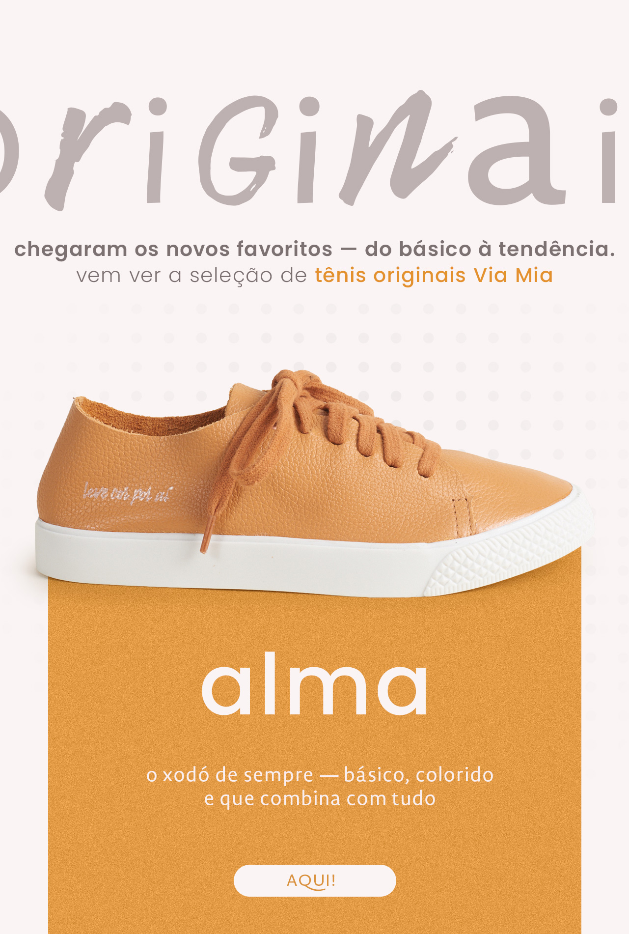 Tênis originais via mia